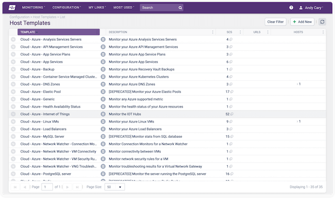 Opsview Azure Monitoring Opspacks