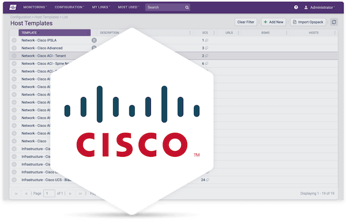 Opsview Network Monitoring Opspacks
