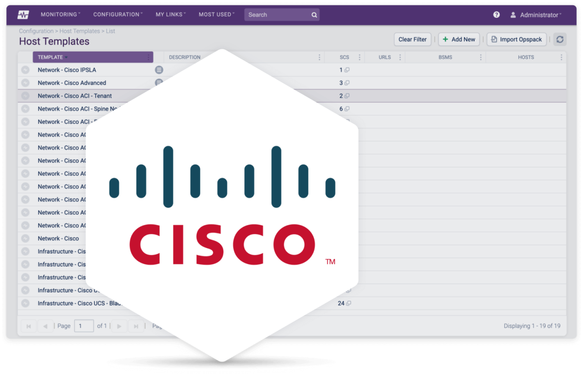 Cisco ACI Opspack
